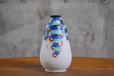 LEUNE ART DECO GLASS VASE
