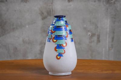 LEUNE ART DECO GLASS VASE
