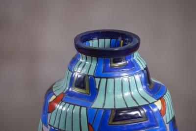 LEUNE ART DECO GLASS VASE