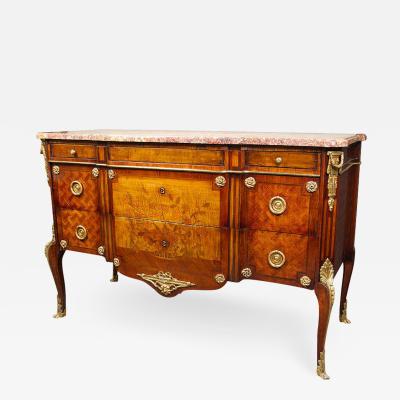 LOUIS XV LOUIS XVI TRANSITIONAL STYLE COMMODE