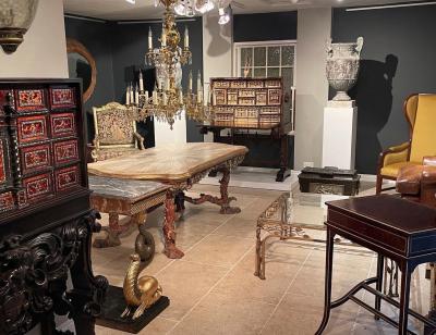 LOUIS XV STYLE GILT BRONZE AND CUT GLASS TWENTY FIVE LIGHT CHANDELIER