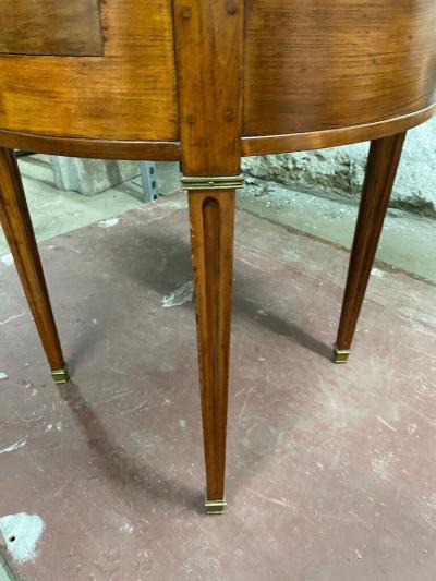 LOUIS XVI PERIOD MAHOGANY BOUILLOTTE TABLE