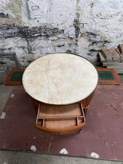 LOUIS XVI PERIOD MAHOGANY BOUILLOTTE TABLE