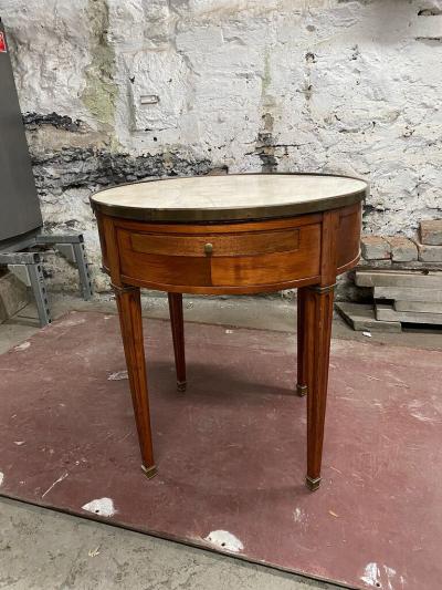 LOUIS XVI PERIOD MAHOGANY BOUILLOTTE TABLE