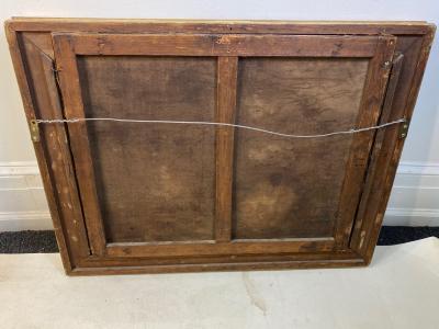 LUSCIOUS ANTIQUE BOWL OF FLOWERS OIL PAINTING