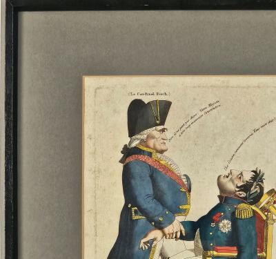 La Consultation Political Engraving France early 19th century