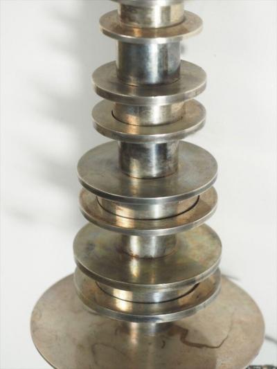 La Maison Desny Desny Paris Table Lamp in Silvered Bronze