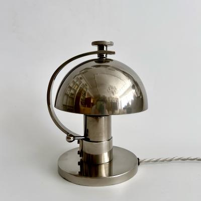 La Maison Desny Maison Desny Nickel Plated Bedside Lamp Circa 1930