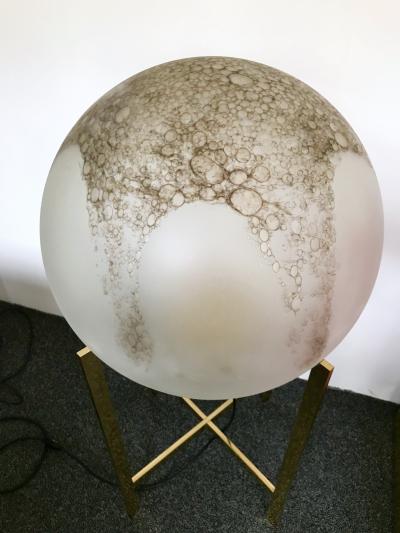 La Murrina Brass Floor Lamps by La Murrina Murano Glass Italy 1990s