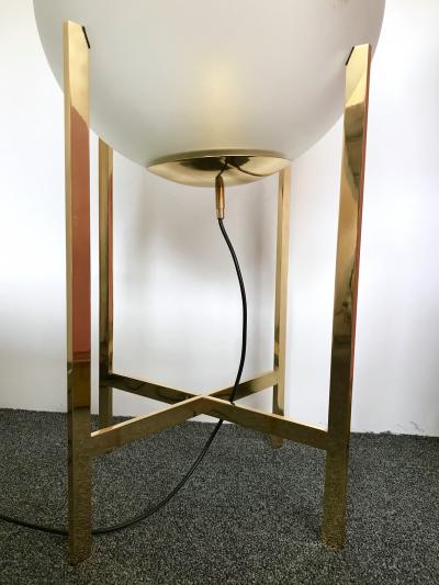 La Murrina Brass Floor Lamps by La Murrina Murano Glass Italy 1990s