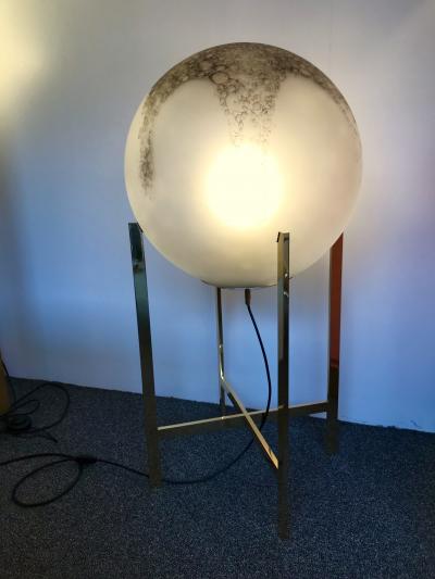 La Murrina Brass Floor Lamps by La Murrina Murano Glass Italy 1990s