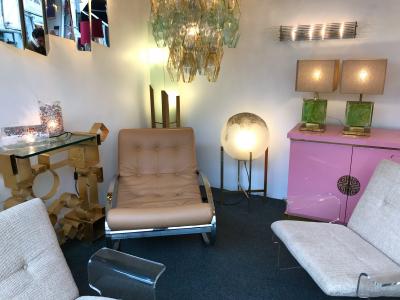 La Murrina Brass Floor Lamps by La Murrina Murano Glass Italy 1990s