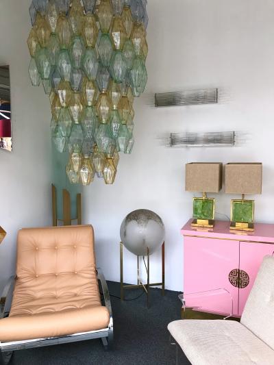 La Murrina Brass Floor Lamps by La Murrina Murano Glass Italy 1990s