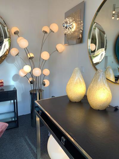 La Murrina Pair of Glass Lamps by La Murrina Italy 1970s