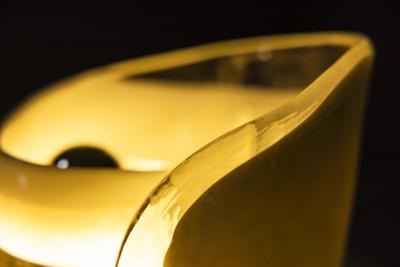 La Murrina Two Spiraled Table Lamps in Murano Glass by La Murrina Italy 1960s