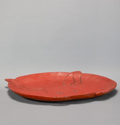 Lacquer Tray in the Form of a Rabbit