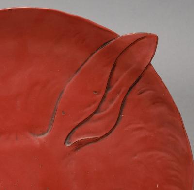 Lacquer Tray in the Form of a Rabbit