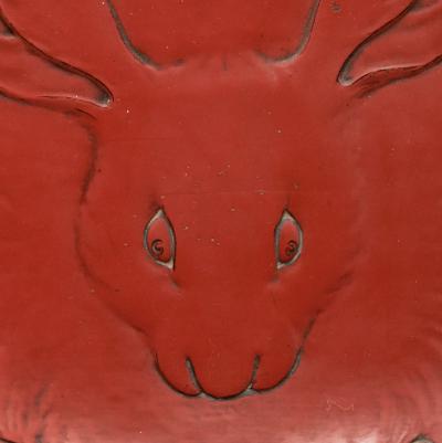Lacquer Tray in the Form of a Rabbit