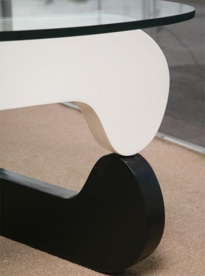 Lacquered Decorator Noguchi Coffee Table
