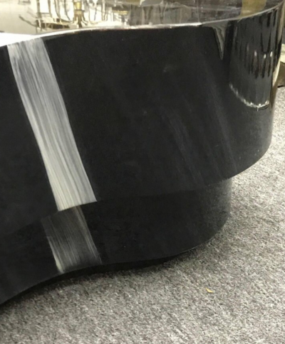 Lacquered Faux Marble Coffee Table