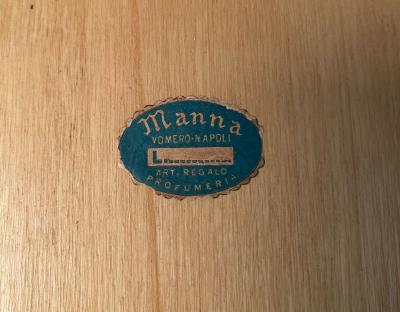 Lacquered Goatskin Pedestal Italy 1950s