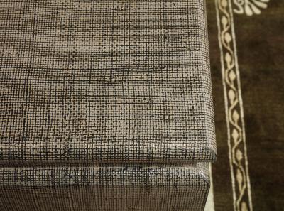 Lacquered Grass Cloth Dresser