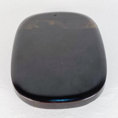 Lacquered Japanese Box with Tray Interior circa 1890