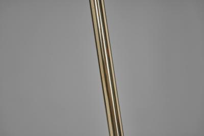 Lacquered Metal Floor Lamp with Diabolo Shade Europe 1970s