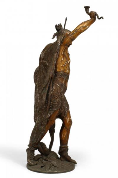 Lacquered Native American Warrior