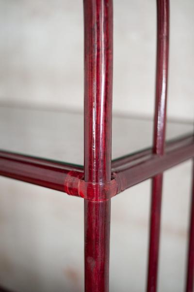 Lacquered arch Bookcase 1980s
