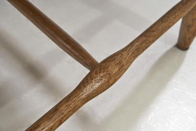 Ladder Back Chairs with Upholstered Seats Europe first half of the 20th century