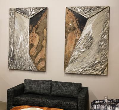 Laddie John Dill Laddie John Dill b 1943 Untitled Large Scale Diptych dtd 1995