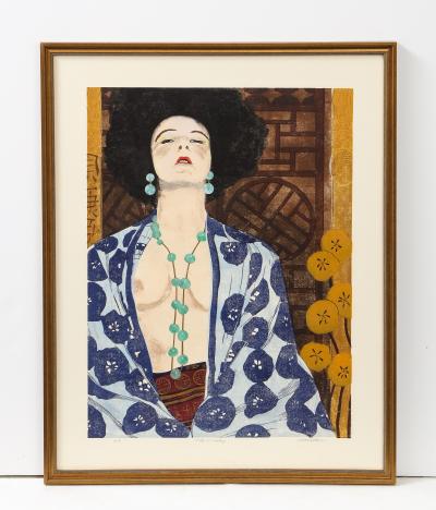 Lady in Waiting print by Walter Buttrick