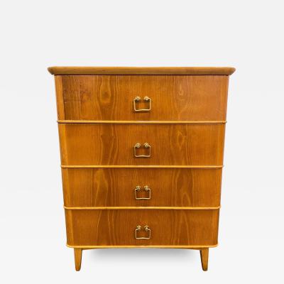 Lahden Puunjalostus Oy Finnish Cupboard in Birch Circa 20th Century