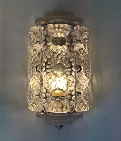 Lalique Crystal Seville Sconce by Lalique France 2000s