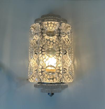 Lalique Crystal Seville Sconce by Lalique France 2000s