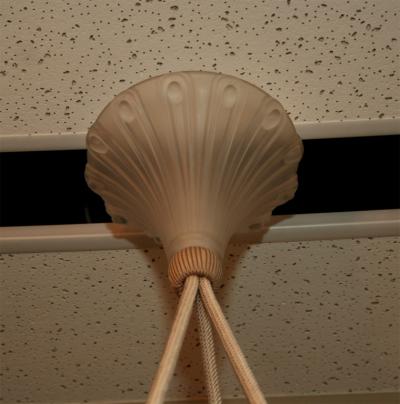 Lalique Dahlias Art Deco Chandelier by Lalique