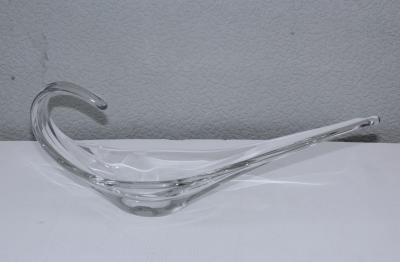 Lalique Lalique France Sculptural Crystal Bowl