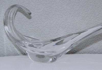 Lalique Lalique France Sculptural Crystal Bowl