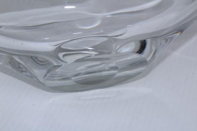 Lalique Lalique France Sculptural Crystal Bowl