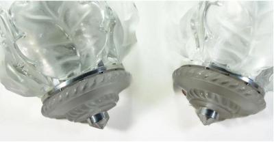 Lalique Lalique wall sconces model Chene 