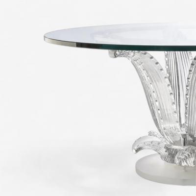 Lalique Modern Cactus Center Table Clear Crystal 72 Glass France 1984