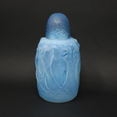 Lalique Rene Lalique Opalescent Glass Sirenes Incense Burner