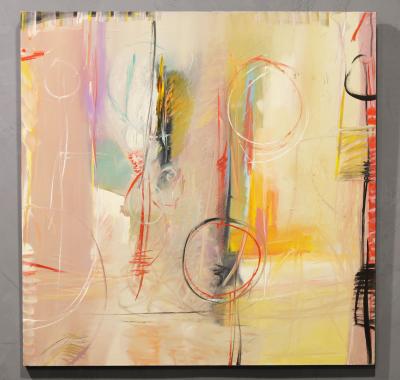 Lamar Briggs Lamar Briggs Bellagio No 6 Large Abstract Expressionist Color Field Acrylic