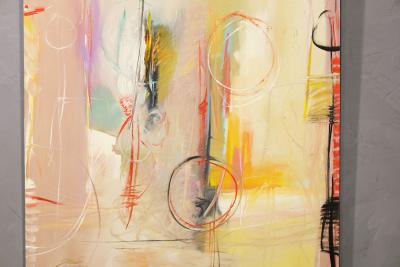 Lamar Briggs Lamar Briggs Bellagio No 6 Large Abstract Expressionist Color Field Acrylic