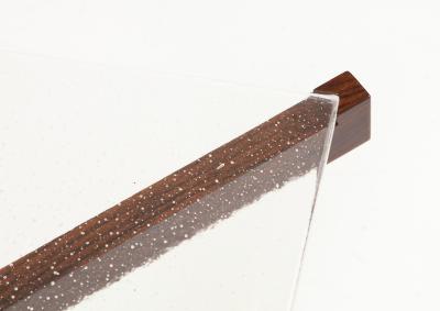 Lance Thompson Custom Made to Order Timothy Rosewood Handmade Art Glass Occasional Table