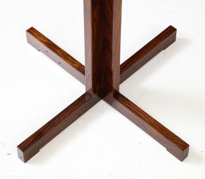 Lance Thompson Custom Made to Order Timothy Rosewood Handmade Art Glass Occasional Table