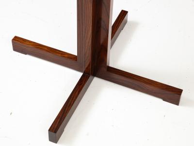 Lance Thompson Custom Made to Order Timothy Rosewood Handmade Art Glass Occasional Table
