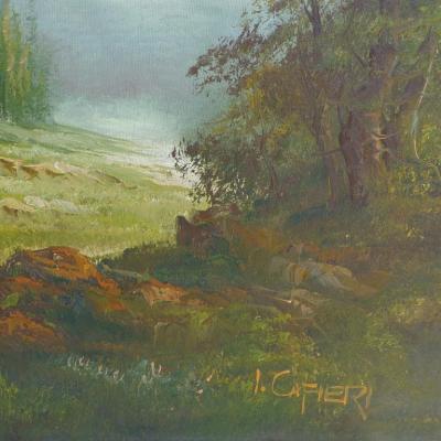 Landscape Painting by Irene Cafieri
