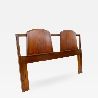 Lane First Edition Mid Century Walnut Queen Headboard